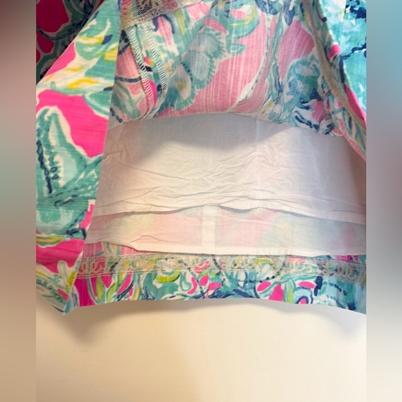 Lilly Pulitzer Brynn Dress Lobsters in Love , sz 4 - Picture 7 of 10